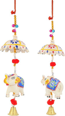 DreamKraft Elephant Door Hangings Toran Spiritual Lucky Toran(Paper Mache)