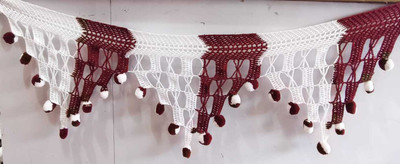 M/S DEORIA HANDICRAFT UDYOG toran4pompom Toran(Acrylic yarn, woolen)