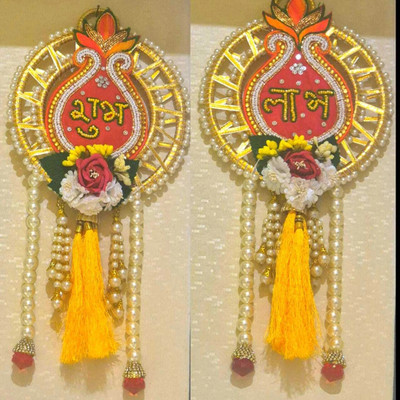 Diva creation HANDCRAFT Toran(Decorative Beads & Stones, Artificial Flowers, Thread/Tassels (Latkan))