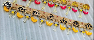NuttsStore Beautifully Decorated Bandhanwar Toran(Plastic)