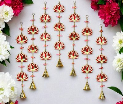 Flipkart SmartBuy lotus pack of 7 Toran(plastic)