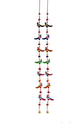 DreamKraft Traditional S/2 Peacock Door Hanging Toran(Paper Mache)
