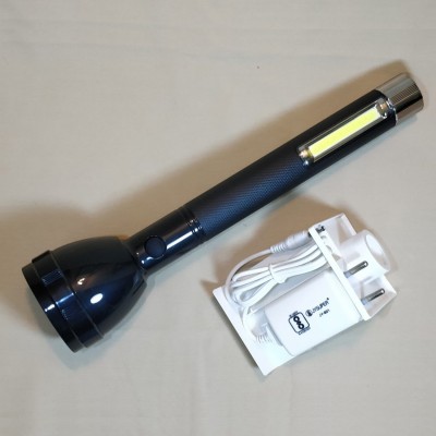 JY-SUPER Lighting the Way: Introducing the JY-2080 Torch Torch(Black, 22 cm, Rechargeable)