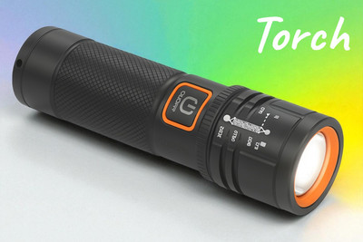 Stybits X291 Ultra Bright LED Torch Light | Rechargeable & Waterproof Flashlight Torch(Multicolor, 11 cm, Rechargeable)