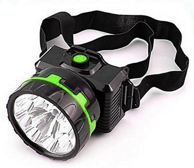 VR Bright Lite OS-1703 Ultra Bright Head Torch Rechargeable Lamp Home Industrial Work_R1764 Torch(Black, 15 cm, Rechargeable)