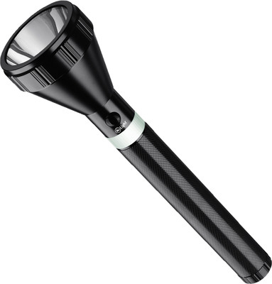 Mr.Light 2.8Kms Long Range,5000mAh Li-Ion Rechargeable LED Aluminium Torchlight|MRRX6IN Torch(Black, 27 cm, Rechargeable)