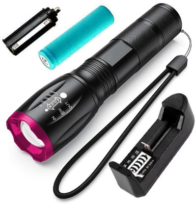 SMALL-SUN MODE Adjustable Small Sun Powerful Rechargeable 5 Mode Torch Torch(Multicolor, 14 cm, Rechargeable)