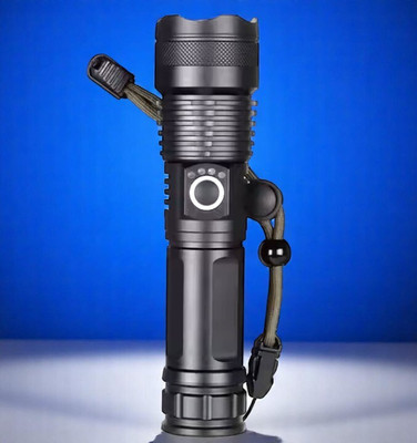 Nilesawar X298 (ZOOMABLE Metal Torch) 5 Modes Flashlight, Super Bright Torch(Multicolor, 11 cm, Rechargeable)