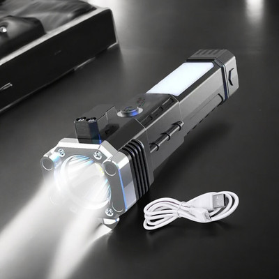 Waken WAK-73 Torch(Multicolor, 17 cm, Rechargeable)