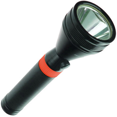 Crostal Rechargeable Professional Powerful 3 Mode Torch Light Torch(Black, 20 cm, Rechargeable)