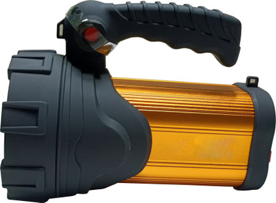 MNT Sales 1000 Meter Long Range,300 W Jumbo Torch With 3 Modes 8 hrs Torch Emergency Light(Gold & Black)