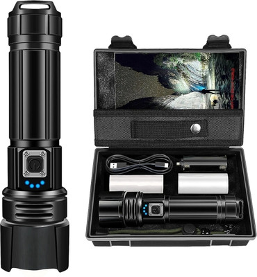 POWER STYLE POWER011 Torch(Black, 3 cm, Rechargeable)