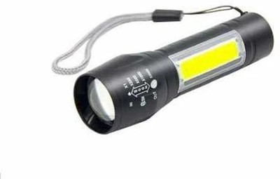 Buy From Best Super Bright Mini Rechargeable Torchlight Super Bright Pocket Mini Zoom COB USB Charging Torch Led Flashlight Water Proof Torch (Black : Rechargeable) Torch(Black, 10 cm, Rechargeable)