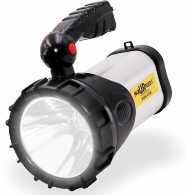 RockWood Long Range Rechargeable 100 Watt Torch With Power Bank Search Light Torch(Multicolor, 21.5 cm, Rechargeable)