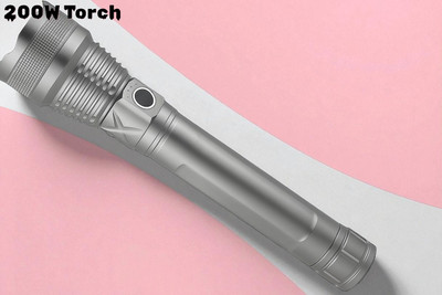 3BAAN A223 SuAer Bright Torch with 5 Light Modes WaterAroof & prtable LED Flashlight Torch(Multicolor, 11 cm, Rechargeable)