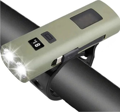 XPEDITION XPERTS Rechargeable Bike Bicycle Light Solar Light Set (TC-5683) Torch(Green, 10 cm, Rechargeable)