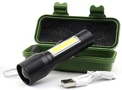 POWER STYLE Beam Patterns Revealed: A Closer Look at the Zy-R911's Lighting Modes Torch(Black, 9 cm, Rechargeable)