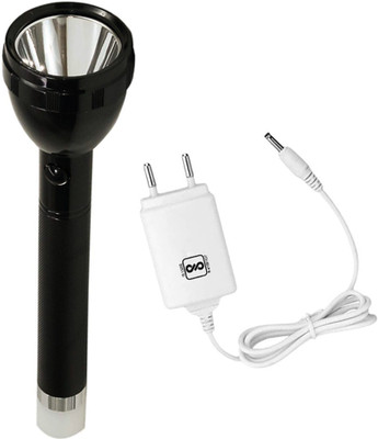 VANGZILA New waterproof rechargeable 2W LED flashlight torch Torch(Black, 27 cm, Rechargeable)