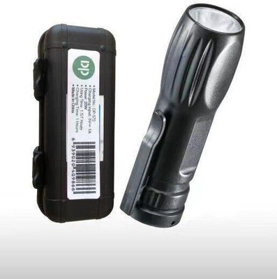 Dp 572 (RECHARGEABLE LED TORCH) 20W Power, Water Proof with Pen Holder Mini Torch Torch(Black, 9 cm, Rechargeable)