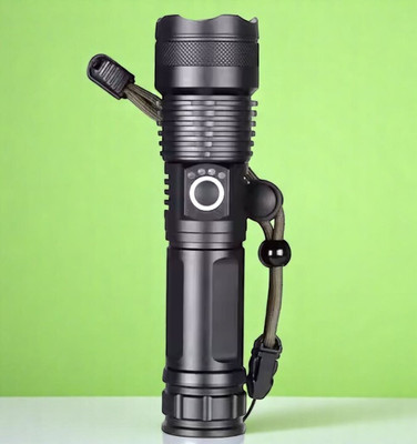Stybits X204 (ZOOMABLE Metal Torch) 5 Modes Flashlight, Super Bright Torch(Multicolor, 11 cm, Rechargeable)