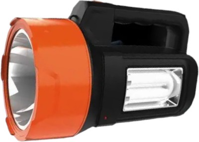 GLOWISH 125W LASER 24 SMD ULTRA BRIGHT POWERFUL LONG RANGE TUBE+BLINKER LED TORCH Torch(Black, Orange, 24 cm, Rechargeable)
