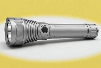 Stybits X712 Super Bright Torch | Heavy Duty Rechargeable Flashlight with Long Battery Torch(Multicolor, 11 cm, Rechargeable)