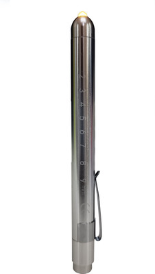 ACU-CHECK Pen Torch For Doctors Ultra Bright Mini Pocket Pen Penlight Flashlight With Clip Torch(Silver, 12.5 cm)