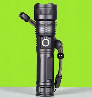 Stybits X156 (ZOOMABLE Metal Torch) 5 Modes Flashlight, Super Bright Torch(Multicolor, 11 cm, Rechargeable)