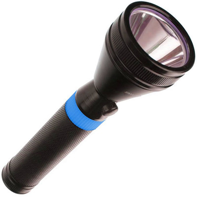 Crostal Rechargeable Professional Powerful Long Range 3 Mode LED Torch Torch(Black, 20 cm, Rechargeable)