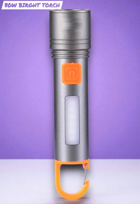 Stybits X86 All-in-One Rechargeable Torch – LED Side Light + Front Focus Beam Torch(Multicolor, 11 cm, Rechargeable)