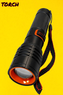 3BAAN X157 Compact Rechargeable LED Torch – Durable Flashlight for Camping Torch(Multicolor, 11 cm, Rechargeable)