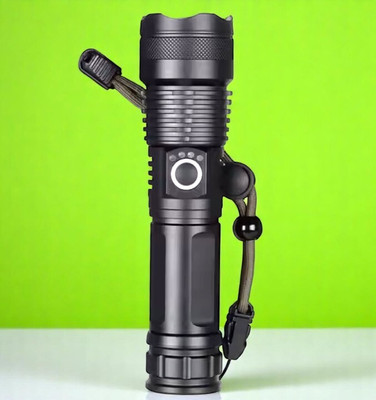 Shamsa X191 (ZOOMABLE Metal Torch) 5 Modes Flashlight, Super Bright Torch(Multicolor, 11 cm, Rechargeable)