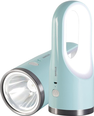HAVELLS Halo 50 Rechargeable Torch(Blue, 8.5 cm, Rechargeable)
