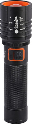 UNZAG Dual Mode High Power Long Life Flashlight Rechargeable & Two Bulb Led 2 hrs Flood Lamp Emergency Light(Red)