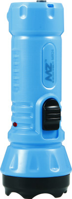 MZ M924 (RECHARGEABLE LED TORCH) 10W Laser LED, 350mAh Battery Torch(Blue, 12.5 cm, Rechargeable)
