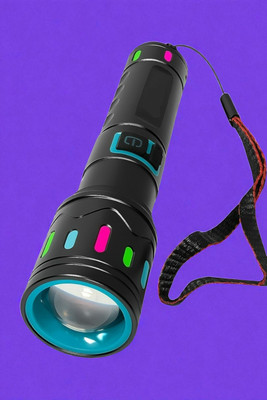 Shamsa X265 LED Flashlight – Waterproof, Durable & Ultra Bright Torch Torch(Multicolor, 11 cm, Rechargeable)