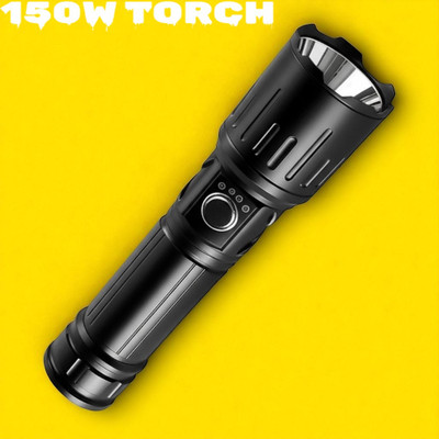 Nilesawar X31 LED Rechargeable Torch Light – High Power & Waterproof Flashlight Torch(Multicolor, 11 cm, Rechargeable)