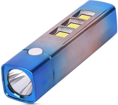 ECOSKY USB Rechargeable Long-Range Torch Light – Powerful & Portable Flashlight Torch(Multicolor, 12 cm, Rechargeable)
