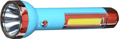 JY-SUPER LED Light with 8hrs Continuous Jmall Working Power (1800mAh) Torch(Multicolor, 15 cm, Rechargeable)