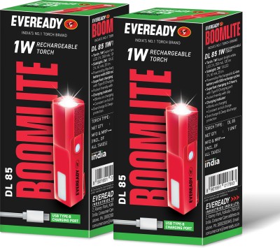 EVEREADY Boomlite Dl 85 1W LED Torch(Multicolor, 5 cm, Rechargeable)