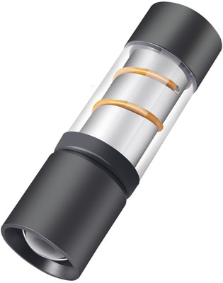 Xydrozen Multi functional Rechargeable Camping Lantern Flashlight Torch(Black, 9.5 cm, Rechargeable)