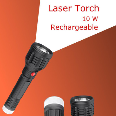 MOMENTIME Torch_6816 Torch(Black, 8 cm, Rechargeable)