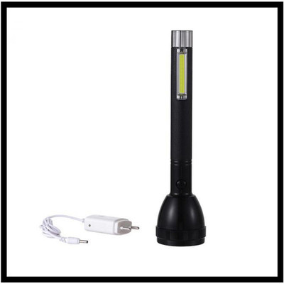 JY-SUPER High-Intensity LED Compact and Capable: JY-2080 Torch Torch(Black, 30 cm, Rechargeable)