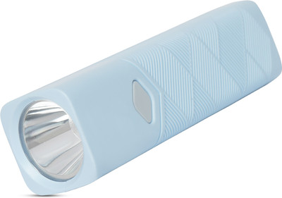 ECOSKY LED TORCH PORTABLE RECHARGEABLESOS FLASHLIGHT Torch(Blue, 11 cm, Rechargeable)