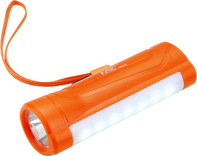 MZ M906 (RECHARGEABLE LED TORCH) 12W Laser + 7 SMD COB, 1200mAh Battery mini torch Torch(Orange, 10.3 cm, Rechargeable)