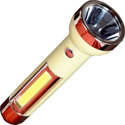JY-SUPER 2in1 Rechargeable JY 3 Mode 450 Meter Outdoor Lamp Search Light 3W Flashlight Torch & Table Lamp Waterproof LED 1800 mAh Battery Torch(Pink, 15 cm, Rechargeable)