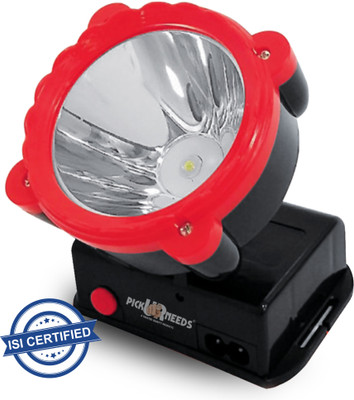 Pick Ur Needs Rechargeable Head Light 25W Laser LED Adjustable Head Lamp Torch Light Torch(Red, 12 cm, Rechargeable)