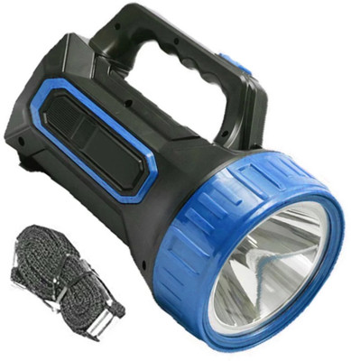 ENERGY EN-969: Illuminate the Night with Unmatched Power Torch(Black, 21 cm, Rechargeable)