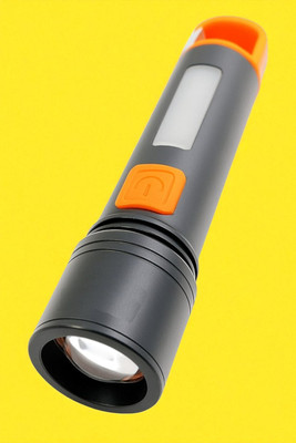 Stybits A386 Durable LED Torch – Rechargeable, Shockproof & Waterproof Flashlight Torch(Multicolor, 11 cm, Rechargeable)