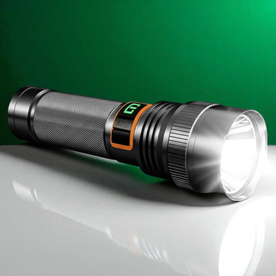 Ziddjeet X262 High Brightness Waterproof Torch with Long Range LED Flashlight Torch(Multicolor, 11 cm, Rechargeable)